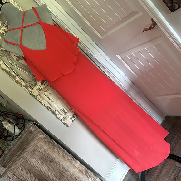 Coral Maxi Dress - Size Medium - by Xhilaration. - Picture 6 of 8